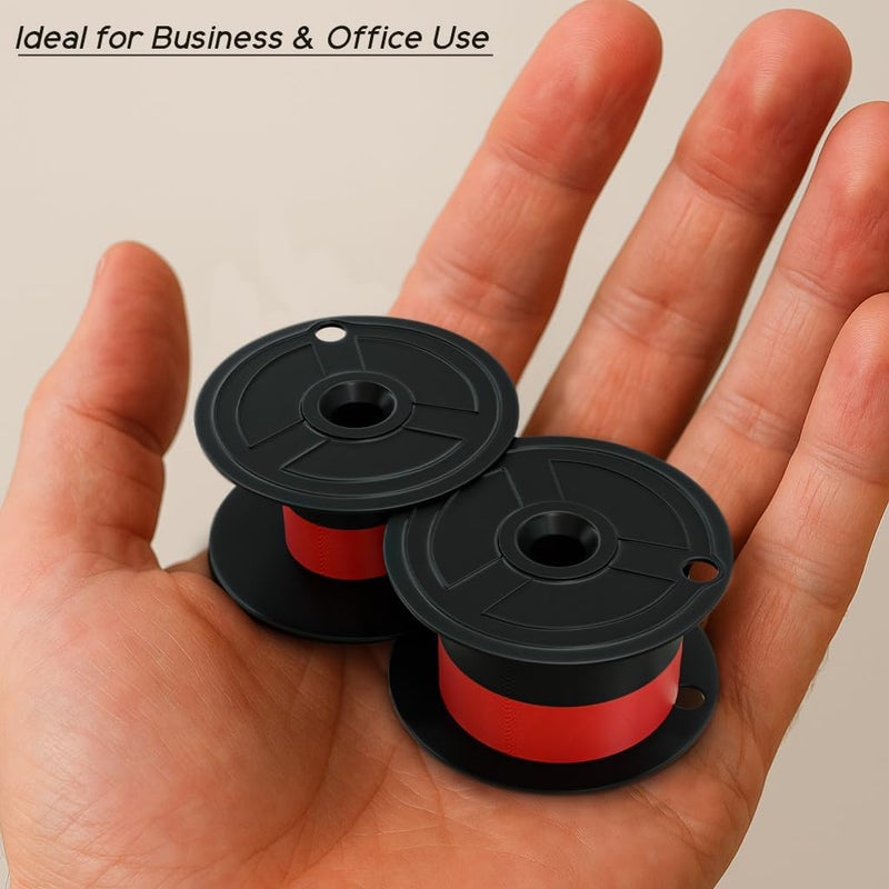 NATIKON Calculator Ribbons Compatible with Canon MP21DX / MP-21DX – 6-Pack Black & Red Ink - Image 2